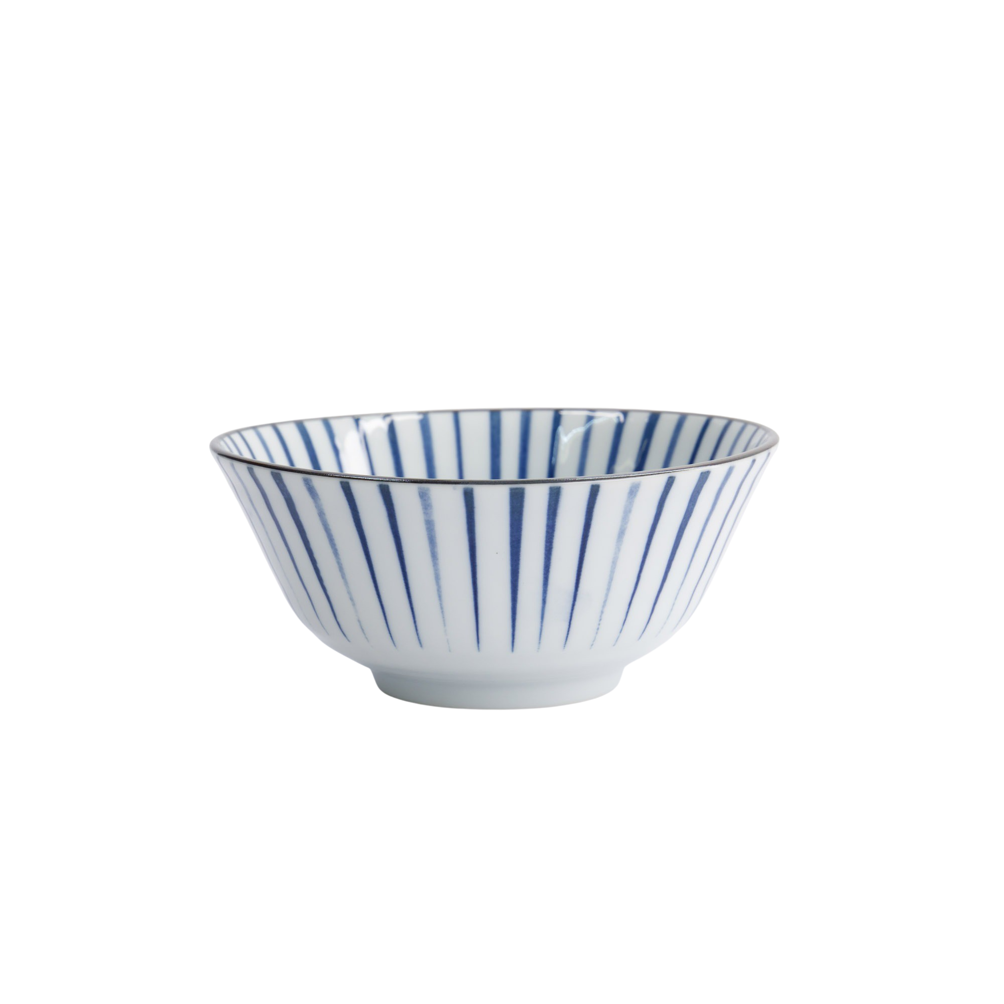 Natsu Tokusa Tayo skål, blå/hvid - Ø15,2 cm.